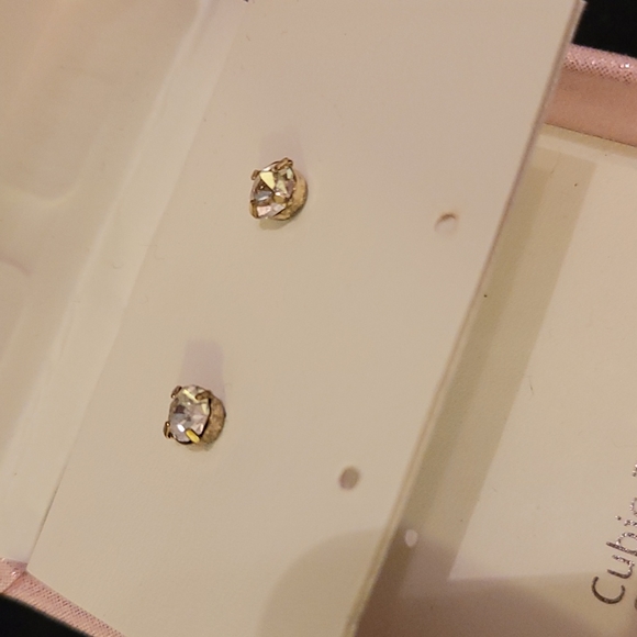 Zirconia Studs with Bonus Ring - Picture 5 of 17